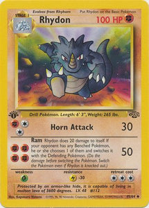 Rhydon - 45/64 - Uncommon 1st Edition