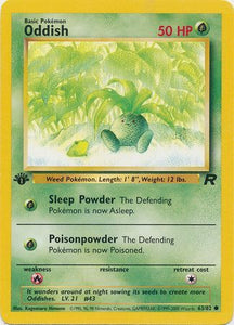 Oddish - 63/82 - Common 1st Edition