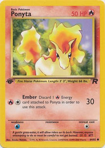 Ponyta - 64/82 - Common 1st Edition