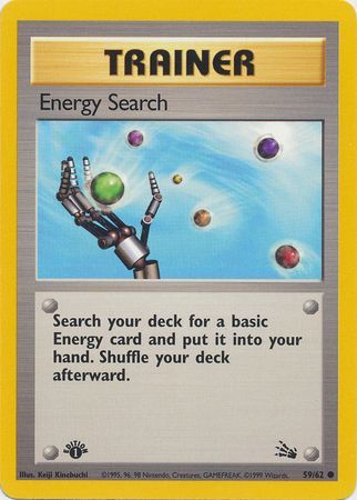 Energy Search - 59/62 - Common 1st Edition