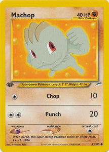 Machop - 73/105 - Common 1st Edition