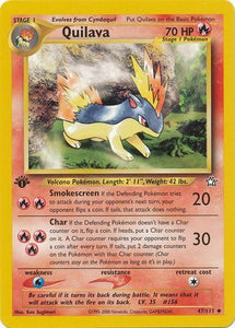Quilava - 47/111 - Uncommon 1st Edition