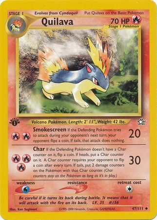 Quilava - 47/111 - Uncommon 1st Edition