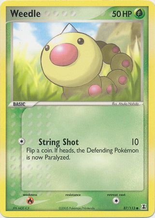 Weedle - 87/113 - Common