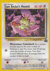 Team Rocket's Meowth - 18 - Promo