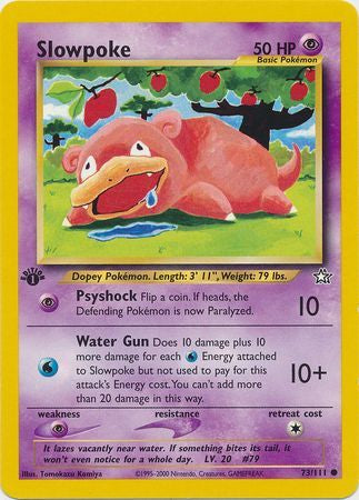 Slowpoke - 73/111 - Common 1st Edition