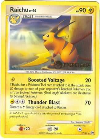 Raichu - 27/99 - Pre-Release Promo