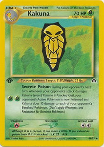 Kakuna - 41/75 - Uncommon 1st Edition