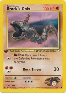 Brock's Onix - 69/132 - Common 1st Edition