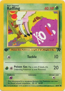 Koffing - 58/82 - Common 1st Edition