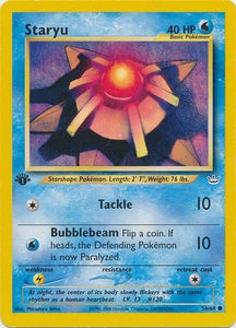 Staryu - 56/64 - Common 1st Edition