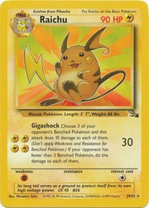 Raichu - 29/62 - Rare Unlimited