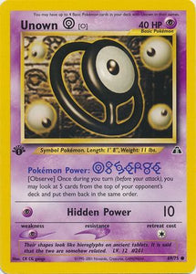 Unown O - 69/75 - Common 1st Edition