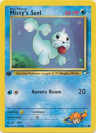 Misty's Seel - 88/132 - Common 1st Edition