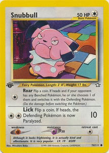Snubbull - 74/111 - Common 1st Edition