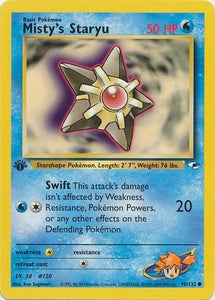 Misty's Staryu - 90/132 - Common 1st Edition