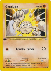 Geodude - 44/64 - Common 1st Edition