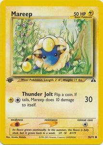 Mareep - 58/75 - Common 1st Edition