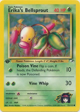 Erika's Bellsprout - 75/132 - Common 1st Edition