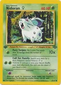 Nidoran(F)- 57/64 - Common 1st Edition