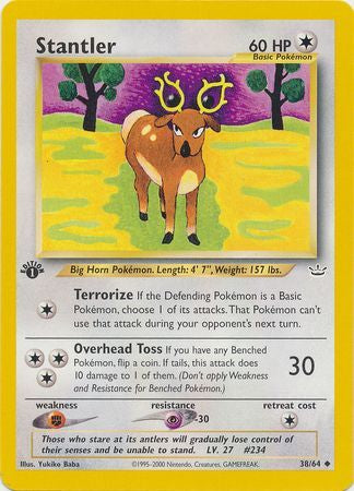 Stantler - 38/64 - Uncommon 1st Edition