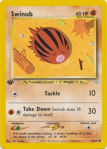 Swinub - 57/64 - Common 1st Edition