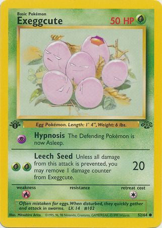 Exeggcute - 52/64 - Common 1st Edition