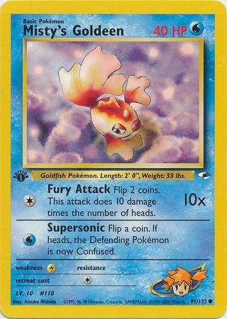Misty's Goldeen - 85/132 - Common 1st Edition