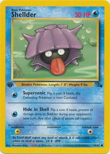 Shellder - 54/62 - Common 1st Edition