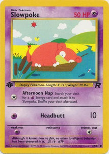 Slowpoke - 67/82 - Common 1st Edition
