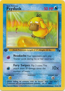 Psyduck - 53/62 - Common 1st Edition