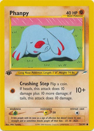 Phanpy - 76/105 - Common 1st Edition