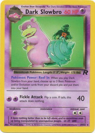 Dark Slowbro - 29/82 - Rare Unlimited